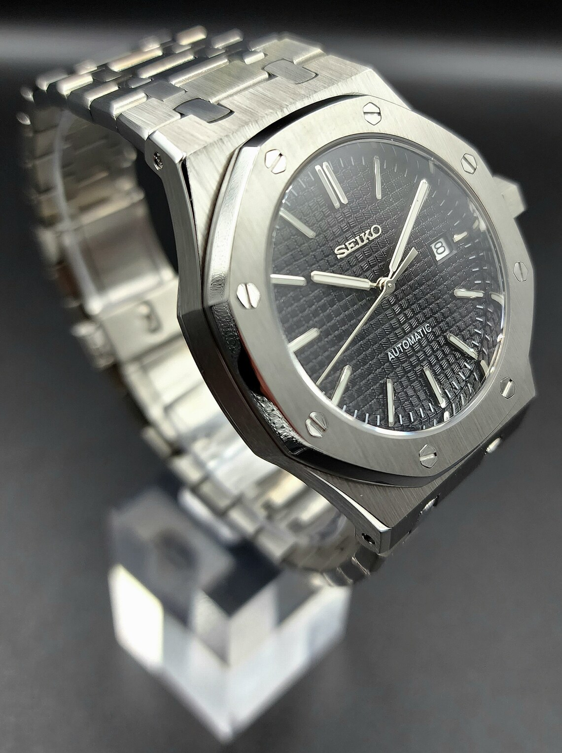 Audemars Piguet Royal Oak Automatic Silver Dial Stainless Steel 34mm Watch  Complete 77350ST.OO.1261ST.01