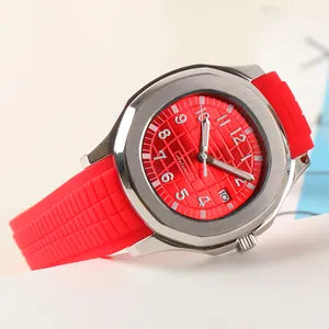 Seiko Mod Watch, Aquanaut, Red, Seiko PP, Seiko Diver, Japanese NH35 Movement Watch